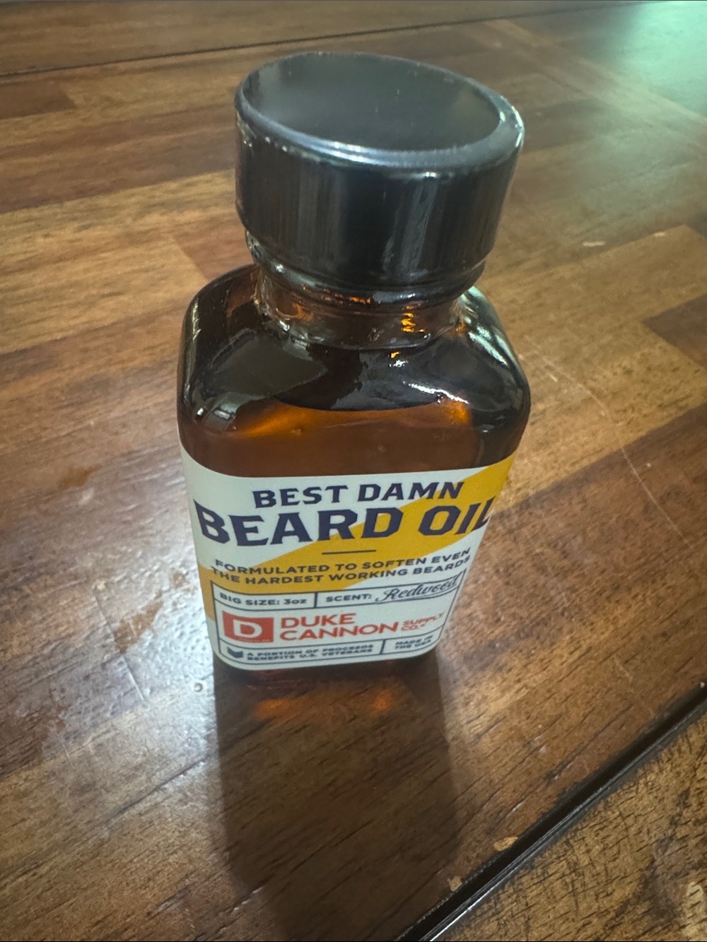 DukeCannon Best Damn Beard Oil —3oz
Sent-Redwood